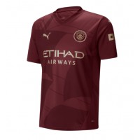 Camiseta Manchester City John Stones #5 Tercera Equipación Replica 2024-25 mangas cortas